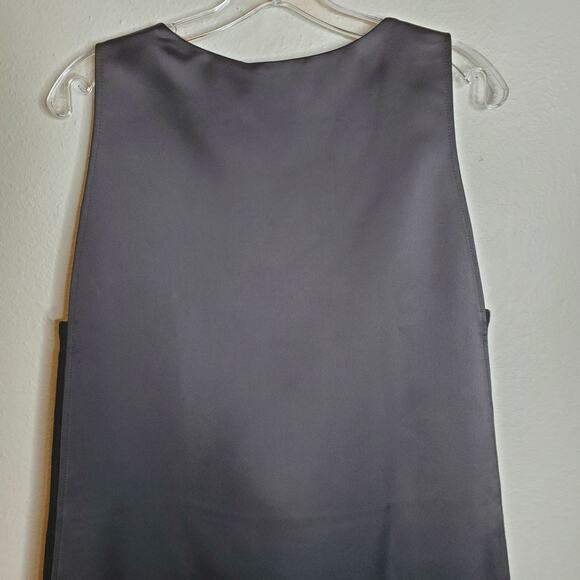 T Alexander Wang Satin Cocktail Dress Black Size 2 Minimalist Modern Artsy Chic - Picture 10 of 13